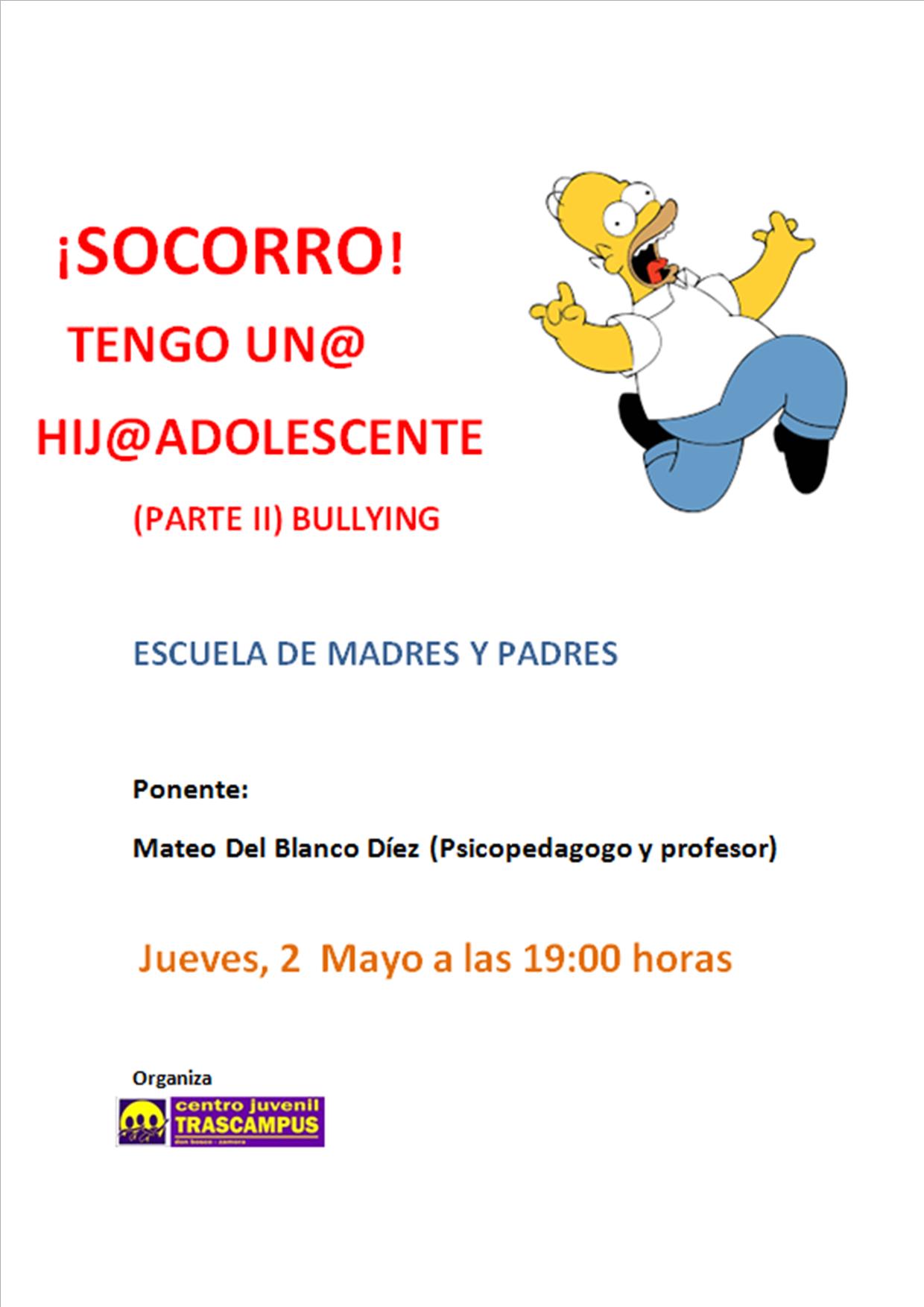 Cartel Escuela De Padres 2 De Mayo Jpg