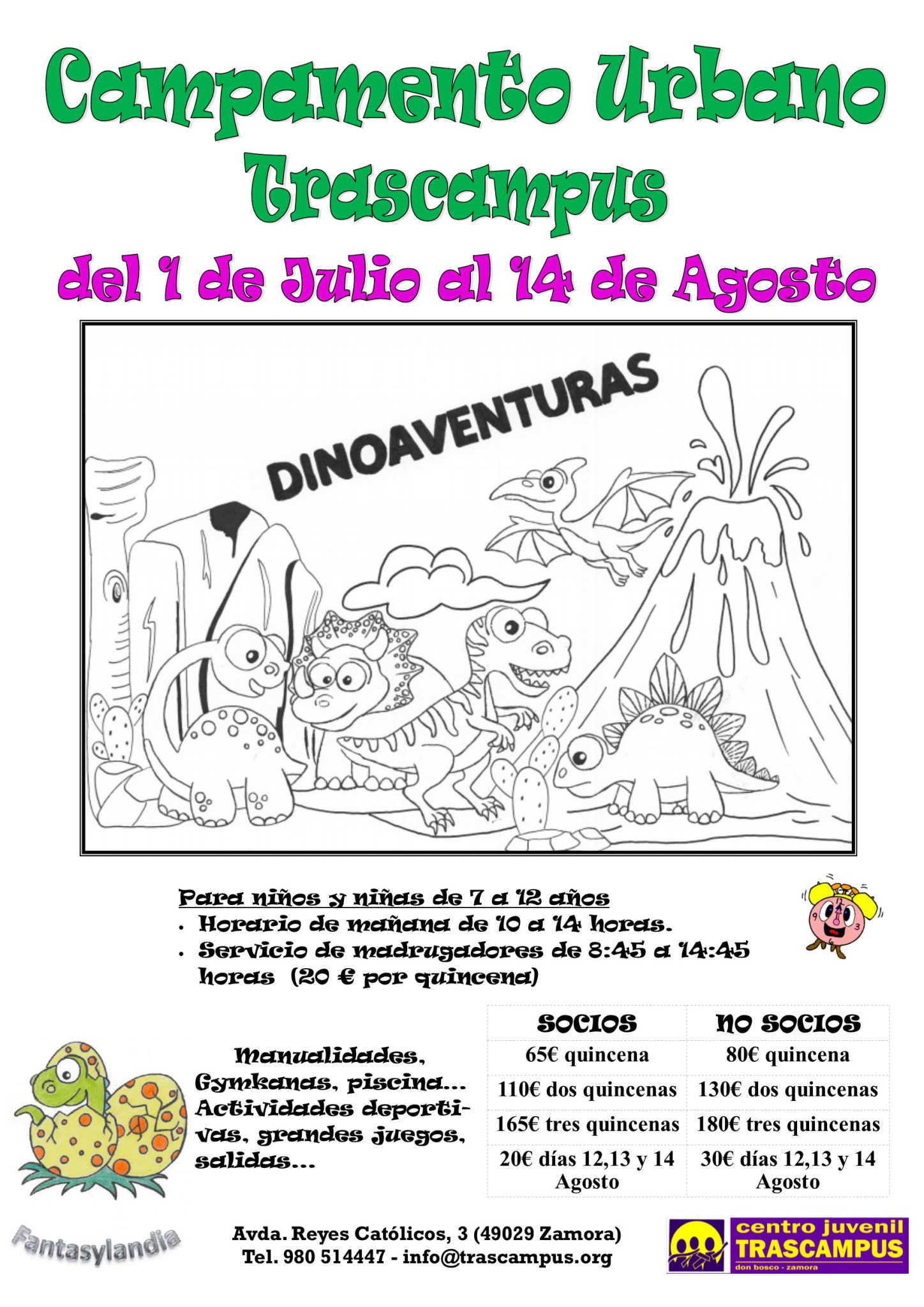 CARTEL CAMPA Dinoaventuras2019